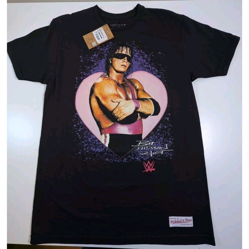 NEW MITCHELL AND NESS Nostalgia Co. WWE BRET HITMAN HART Sz Med